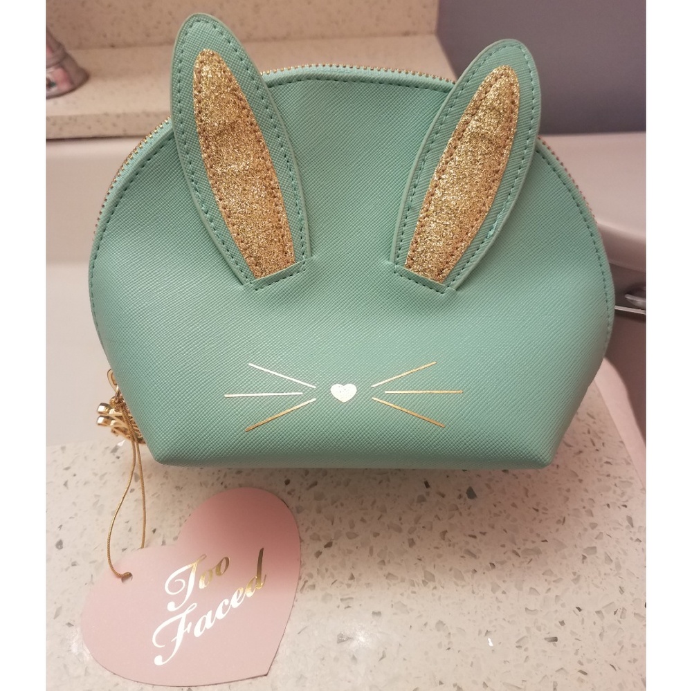 Too Faced Bunny Cosmetic Bag 👛
